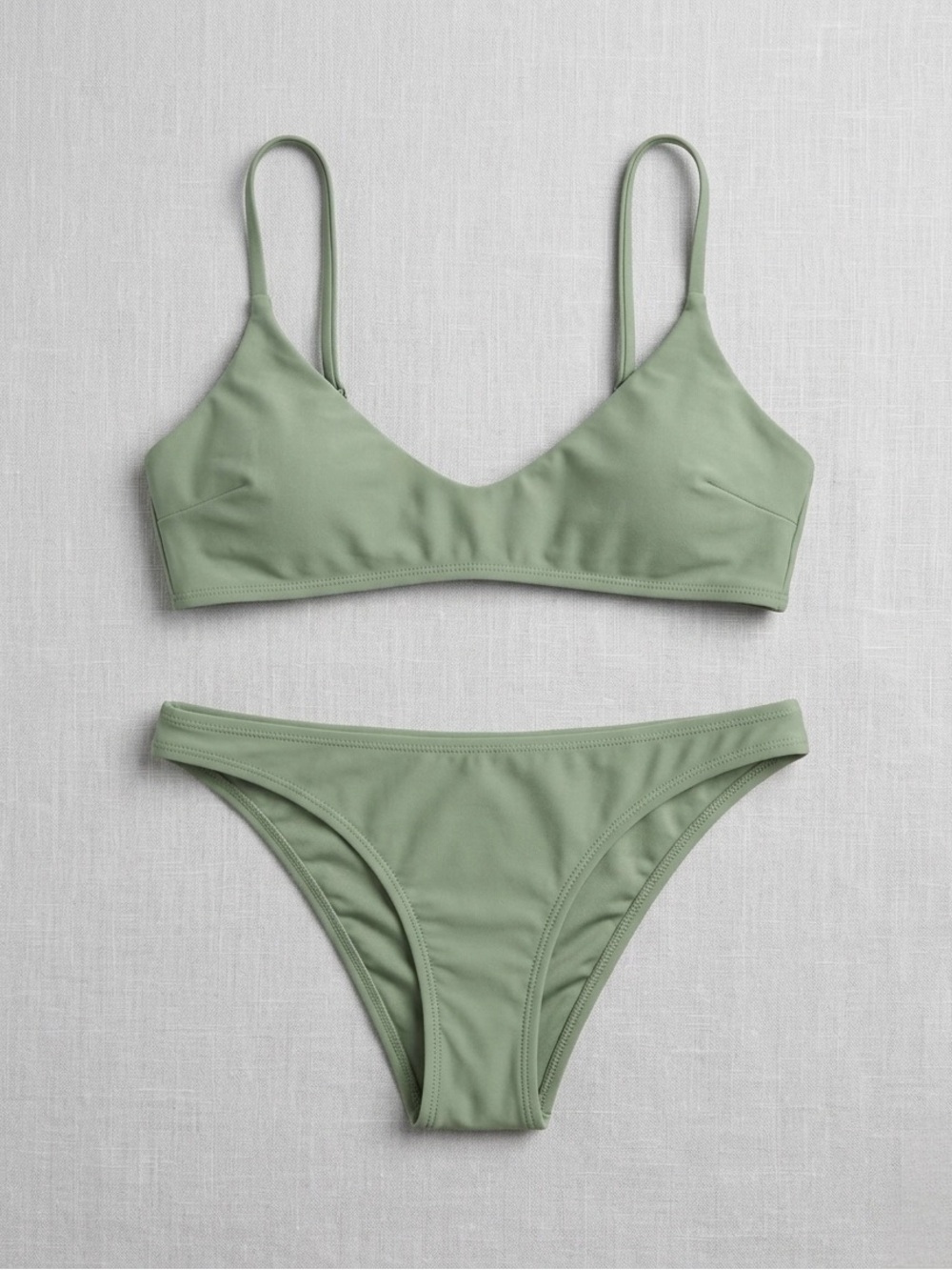 aerie Light Sage Green Bikini Set